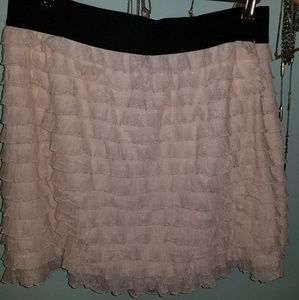 Ruffle mini skirt